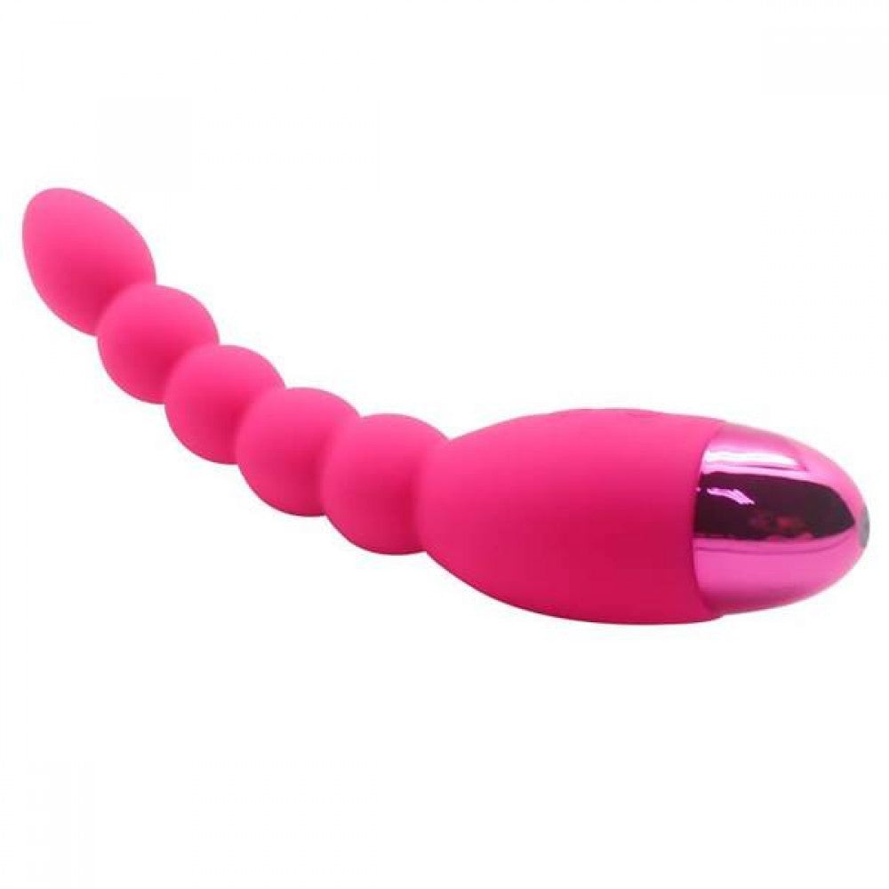 Foto de un vibrador anal de lujo con silicona suave y recargable